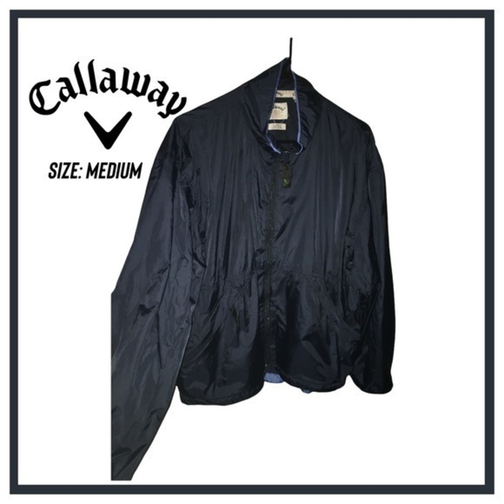 Callaway Windbreaker Lightweight Pullover Navy Bl… - image 1